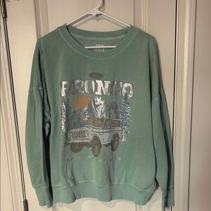 Ford Bronco Teal Sweatshirt with Graphic